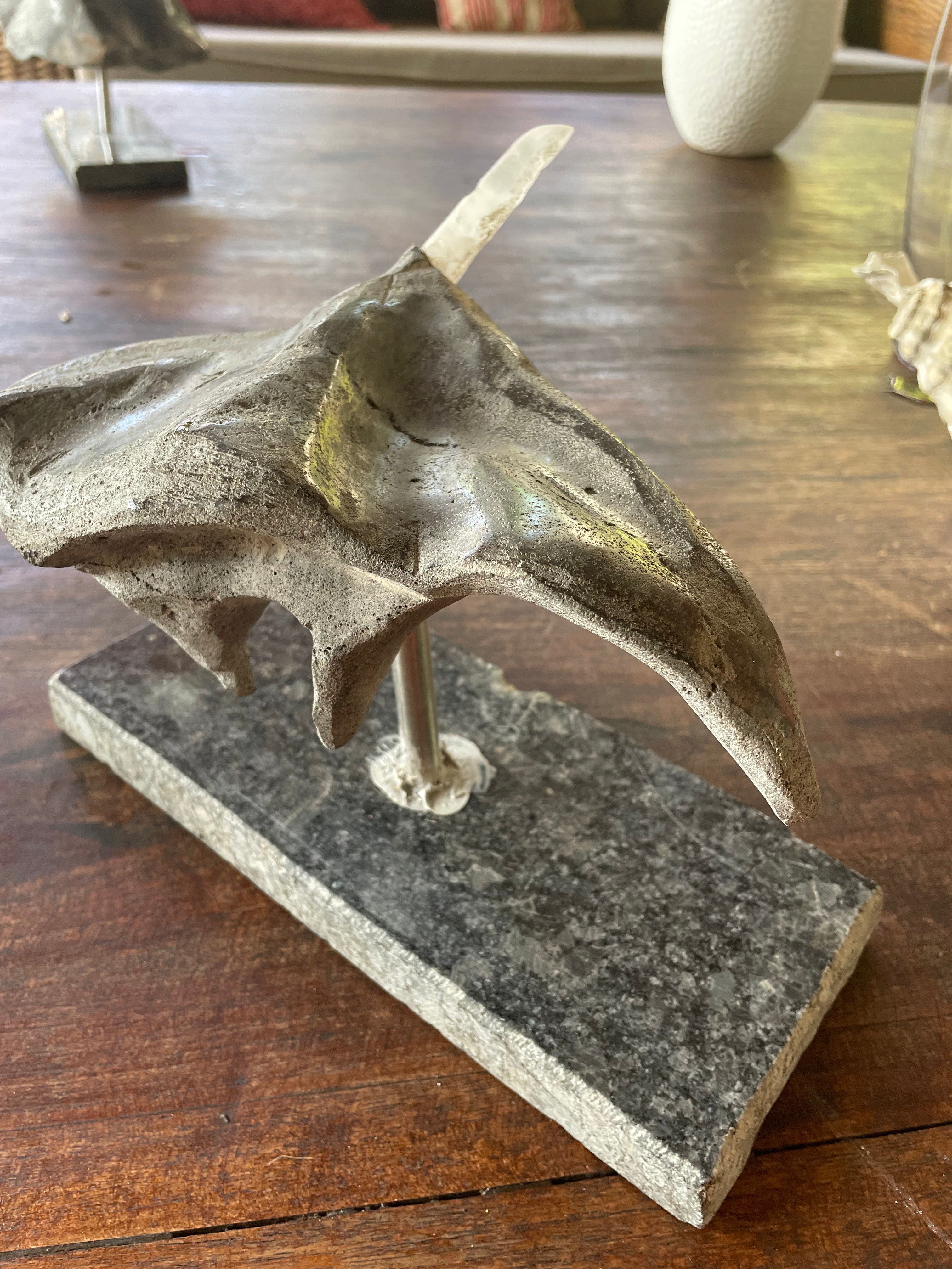La Manta Religiosa – Sculpture originale raie manta par l'artiste mauricien DC Studio