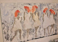 Les Demoiselles en Goguette – Peinture figurative colorée sur toile par DC Studio Maurice