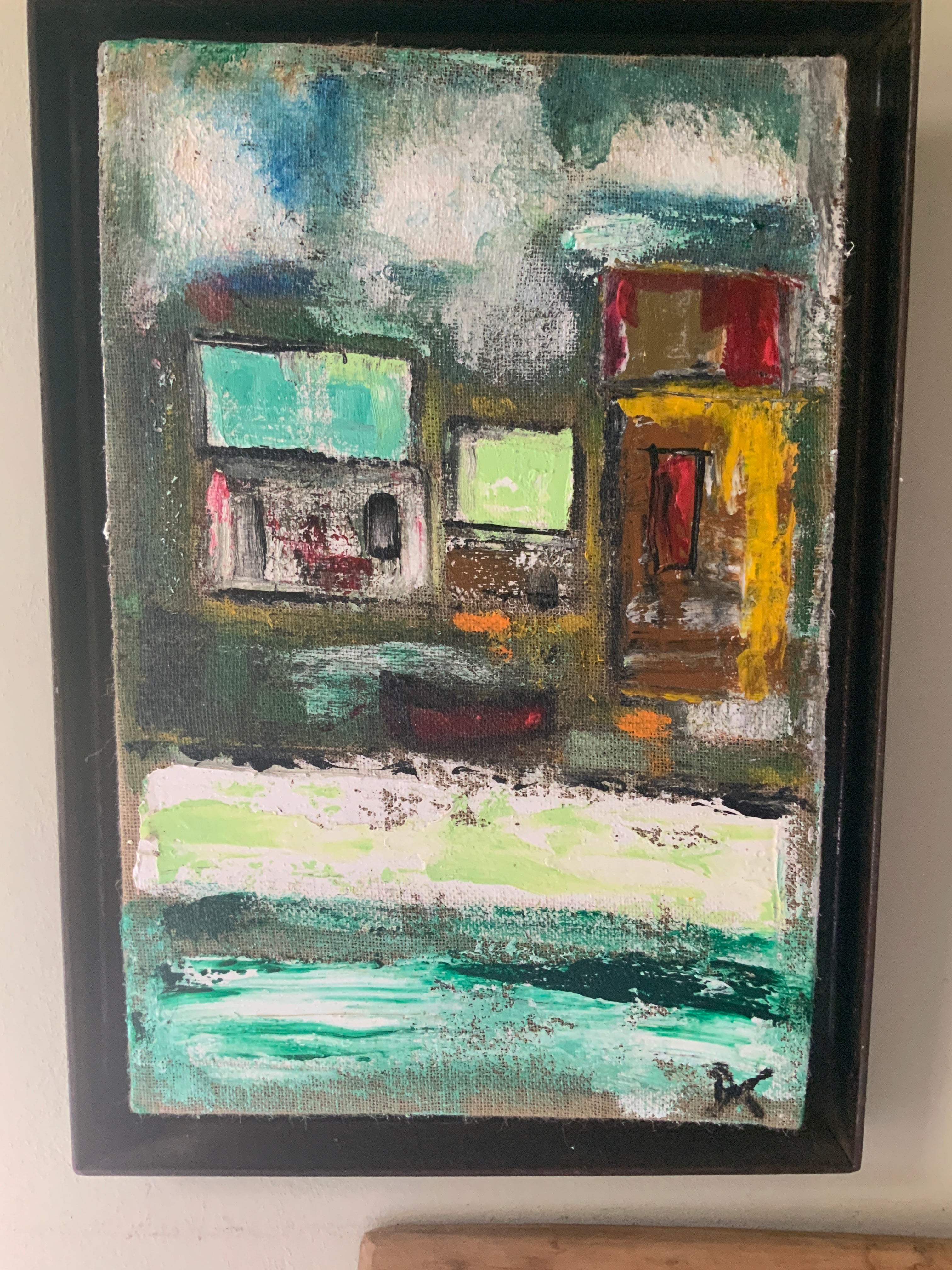 La Plage – Peinture paysage marin océan mauricien sur toile par DC Studio Maurice